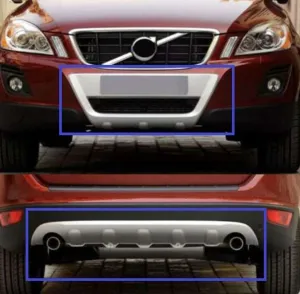 Volvo Xc60 Uyumlu 2009 2013 Ön Arka Koruma Difüzör ParçaDRS Tuning kalitesiyle tanışın! Özel olarak Volvo  model araçlar için üretilen bu ürün, otomobilinizin h