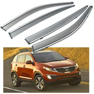 Kia Sportage Uyumlu 2010 2014 Kromlu Cam Rüzgarlığı ParçaDRS Tuning kalitesiyle tanışın! Özel olarak Kia  model araçlar için üretilen bu ürün, otomobilinizin ha