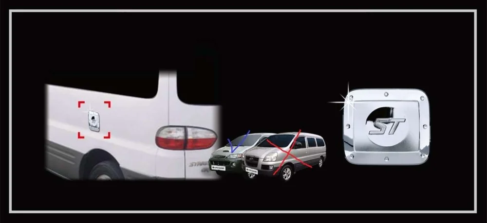 Hyundai Starex Uyumlu 1997 2007 Depo Kapağı Kaplama Krom Parça
