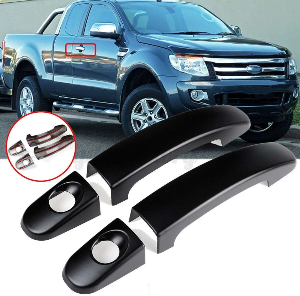 Ford Ranger Uyumlu 2012 Sonrası Kapı Kolu ABS Siyah Parça