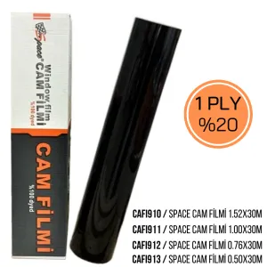 oto uzay uyumlu Cam filmi 0.76x30m %20 1PLY / CAFI912 modelleri Oto Aksesuar Shop'de. Kaliteli malzeme, hızlı kargo ve güvenli alışverişle hemen inceleyin.