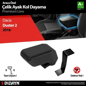 Drs Tuning Dacia Duster 2 Kol Dayama Kolçak Çelik Ayaklı Abs Siyah 2018-2023 A+Kalite