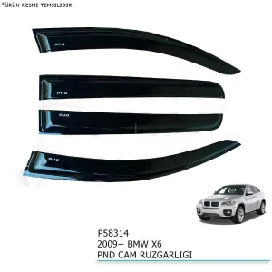Bmw X6 Uyumlu Cam Rüzgarlığı 2009+ Parça