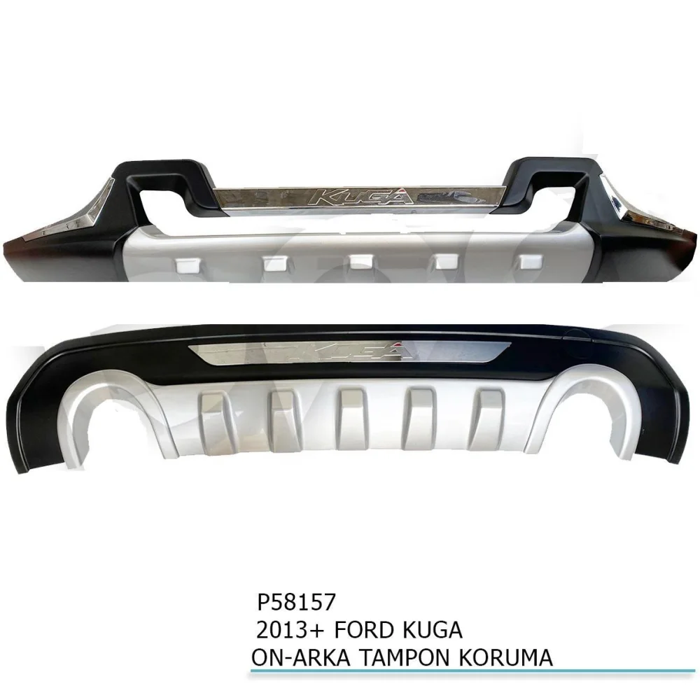Ford Kuga Uyumlu Ön Ve Arka Tampon Koruma Difüzör 2017+ Parça