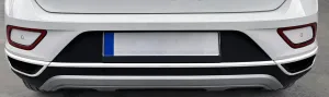 Volkswagen T-Roc Uyumlu Makyajlı Krom Egzoz Görünümü Difüzör 3 Parça. 2021 Üzeri Parça thumb 2