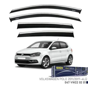 Niken Volkswagen Uyumlu Polo 2011-2017 Kromlu Cam Rüzgarlığı 4Lü ParçaDRS Tuning kalitesiyle tanışın! Özel olarak Volkswagen  model araçlar için üretilen bu ürü