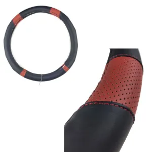 Direksiyon Kılıfı 38 Cm Bordo-Siyah Dıkı324-Bs
