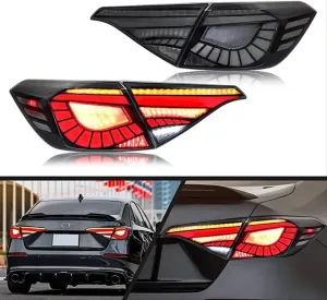 Civic Fe1 Uyumlu 2022+ Dragon LED Stop - Smoke Parça - Görsel 2