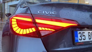 Civic Fe1 Uyumlu 2022+ Dragon LED Stop - Kırmızı Parça thumb 2