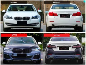 Çamkıran uyumlu 5 Serisi F10 2010-2016 İçin 2017+ G30 Facelift Body Kit Parça modelleri Oto Aksesuar Shop'de. Kaliteli malzeme, hızlı kargo ve güvenli