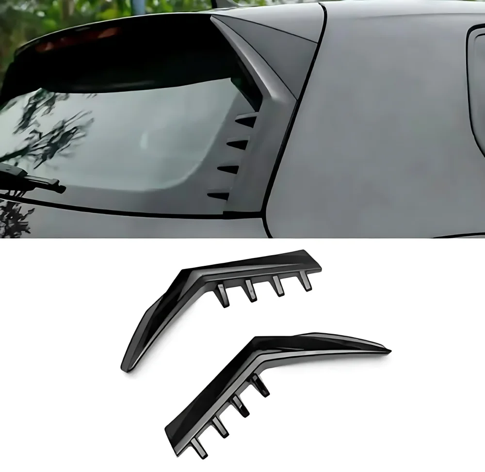 Volkswagen Golf Uyumlu 8 Spoiler Çıtası Life Style İmpression R-Line Paket Uyumlu (Piano Black) Parça