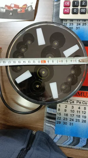 Off Road Uyumlu Kamyon Tır Uyumlu Gündüz Ledli Sis Lambası 12-24V Uyumlu V2 Parça thumb 3