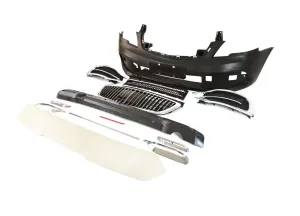 Mercedes-Benz Vito 2011-2014 Maybach Body Kit Ön Tampon Panjur Difüzör Egzoz Spoiler - Görsel 2