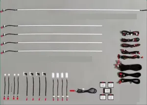 Universal Ambient Uyumlu Aydınlatma 64 Renk Aplikasyon Kontrollü ( Normal Versiyon) ParçaDRS Tuning kalitesiyle tanışın! Özel olarak Universal  model araçlar iç