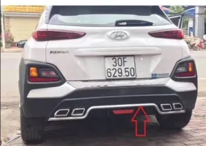 Hyundai Kona Uyumlu Arka Difüzör -2018 ParçaDRS Tuning kalitesiyle tanışın! Özel olarak Hyundai  model araçlar için üretilen bu ürün, otomobilinizin hatlarına s