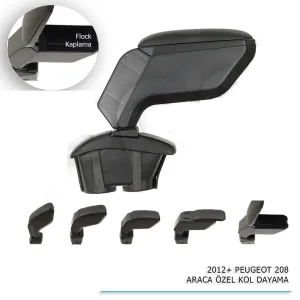 Peugeot 208 Uyumlu Araca Özel Kol Dayama Siyah 2012+ ParçaDRS Tuning kalitesiyle tanışın! Özel olarak Peugeot  model araçlar için üretilen bu ürün, otomobiliniz