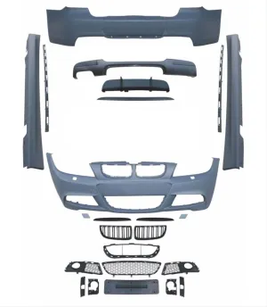 Çamkıran uyumlu E90 3 Serisi 2007-2011 İçin Lci M-Tech Body Kit (Ön-Arka-Yan-Panjur) Parça modelleri Oto Aksesuar Shop'de. Kaliteli malzeme, hızlı kargo ve