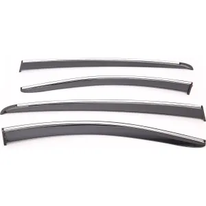 Fiat Egea Type 356 Sunplex Fiat Uyumlu Egea 2015-2020 Style 4 Lü Set Kromlu Cam Rüzgarlığı Ön Ve Arka Parça