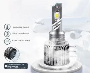 Led Far Ampulü 3570 Chip 100W 20.000Lm Canbus 9-32V / Laam560-2 thumb 4