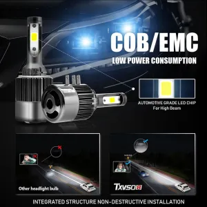 Led far ampulü H15 3570 chip 72W 11.000LM Canbus 12-24V / LAAM560-3 - Görsel 4