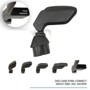 Ford Connect V227 Uyumlu Araca Özel Kol Dayama Siyah 2002-2009 Parça