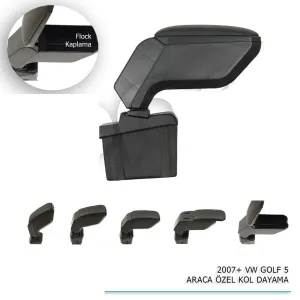 Volkswagen Golf Uyumlu 5 Araca Özel Kol Dayama Siyah 2004-2007 ParçaDRS Tuning kalitesiyle tanışın! Özel olarak Volkswagen  model araçlar için üretilen bu ürün,