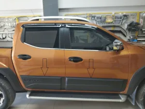 Nissan Navara Uyumlu Gövde Kaplama Yan Kapı Koruma 2012 /2019 ParçaDRS Tuning kalitesiyle tanışın! Özel olarak Nissan  model araçlar için üretilen bu ürün, otom