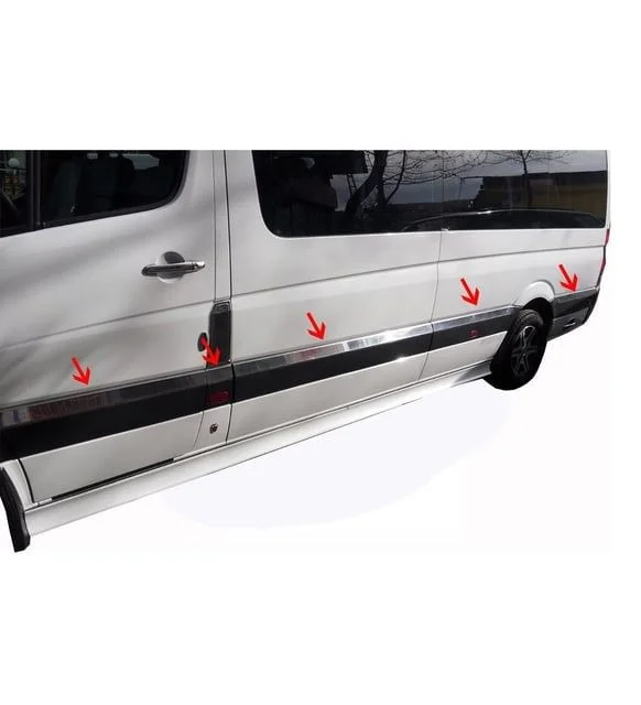 Citroen Jumper Uyumlu Yan Kapı Çıtası -2006 Paslanmaz Çelik Parça