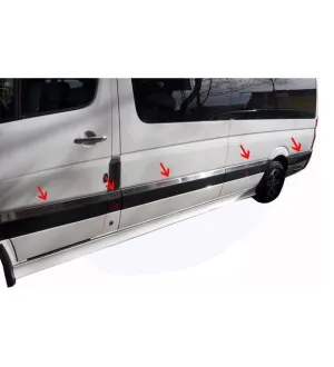 Citroen Jumper Uyumlu Yan Kapı Çıtası -2006 Paslanmaz Çelik Parça thumb 1