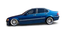 Bmw E46 Uyumlu Yan Kapı Çıtası 1997-2006 Paslanmaz Çelik Parça thumb 2