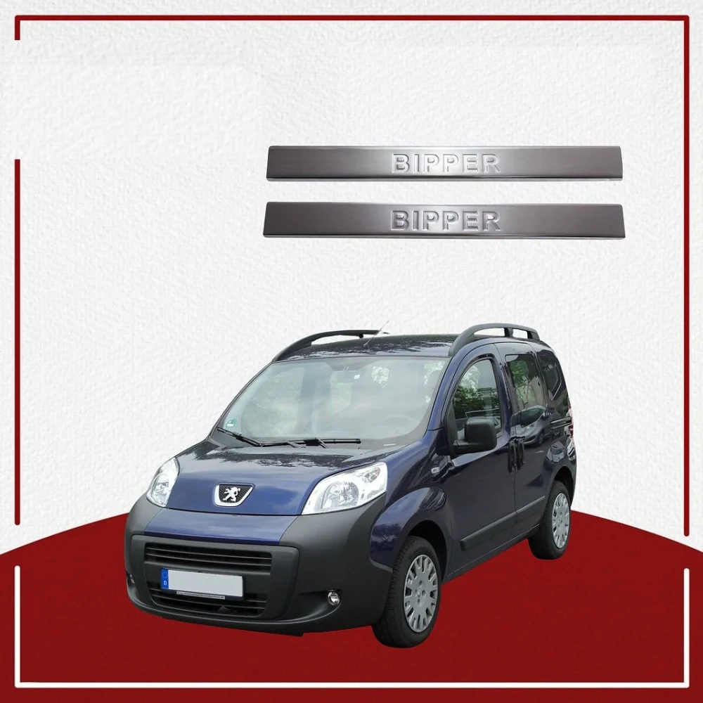 Drs Tuning Peugeot Bipper Uyumlu Kapı Eşiği -2007 Paslanmaz Çelik Parça