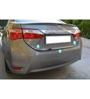 Toyota Corolla Uyumlu Bagaj Alt Çıta -2014 Paslanmaz Çelik ParçaDRS Tuning kalitesiyle tanışın! Özel olarak Toyota  model araçlar için üretilen bu ürün, otomobi