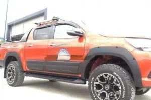 Toyota Hilux Uyumlu Çamurluk Kaplama Cıvatalı 4.5Cm Dodik Seti 2012 / 2019 ParçaDRS Tuning kalitesiyle tanışın! Özel olarak Toyota  model araçlar için üretilen 