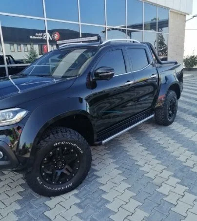 Mercedes X-Class Uyumlu Jumbo Çamurluk Kaplama 7.5Cm Dodik Seti Parça