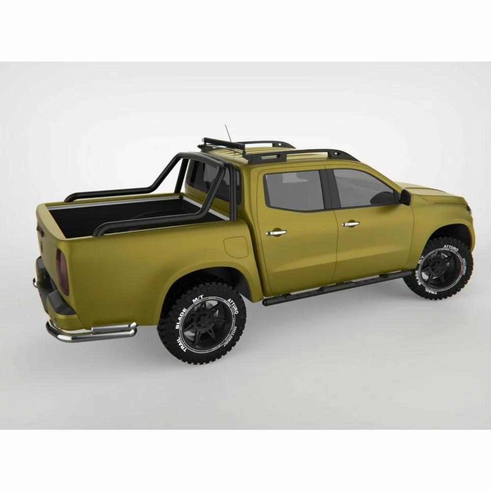 İsuzu D Uyumlu Max Rollbar - Canyon Siyah Roll Bar (Aqm - Prb28) Parça