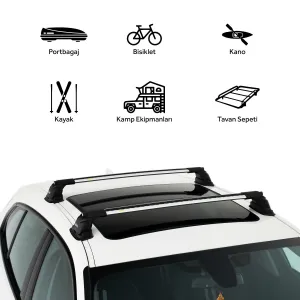 Bmw 1-series (f40) 2020-2024 Turtle Air3 Ara Atkı Gri thumb 5