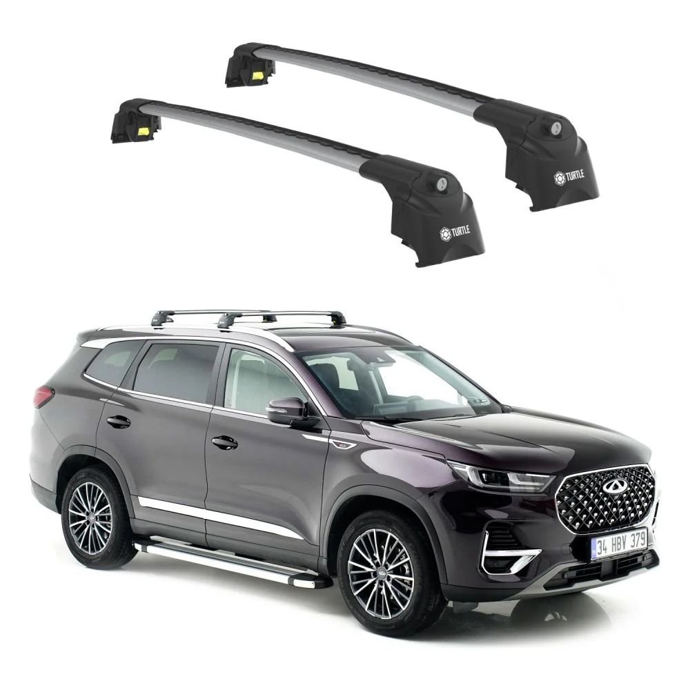 Turtle Chery Uyumlu Tiggo 8 Suv -18 Turtle Air2 Ara Atkı Gri