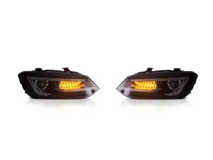 Polo 2010-2017 Uyumlu İçin Audi Dizayn LED FarDRS Tuning kalitesiyle tanışın! Özel olarak Volkswagen  model araçlar için üretilen bu ürün, otomobilinizin hatlar