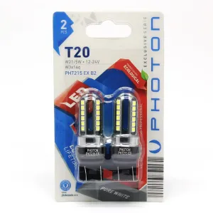 Photon T20 Uyumlu W21-5W Beyaz T20 Çift Devre LED Blister