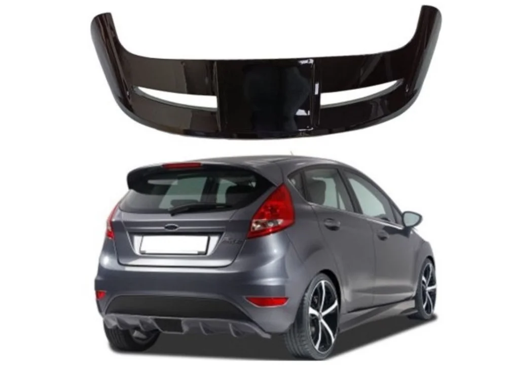 Drs Tuning Fiesta 2008-2014 Uyumlu İçin Işıklı Spoiler - Piano Black