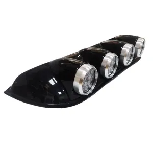 Space Offroad Sis Lambası 12X4 Led Yuvarlak Siyah /Lass243 thumb 5