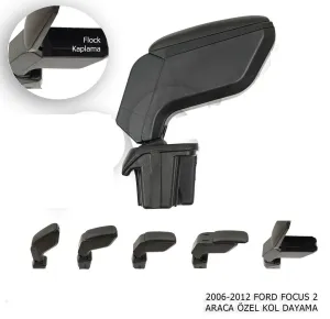 Ford Focus Uyumlu 2 Araca Özel Kol Dayama Siyah 2006-2012DRS Tuning kalitesiyle tanışın! Özel olarak Ford  model araçlar için üretilen bu ürün, otomobilinizin h