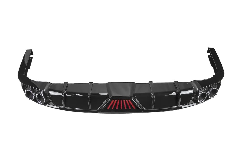 Drs Tuning Civic 2022 Uyumlu 4 Egzoz Difüzör - Ledli