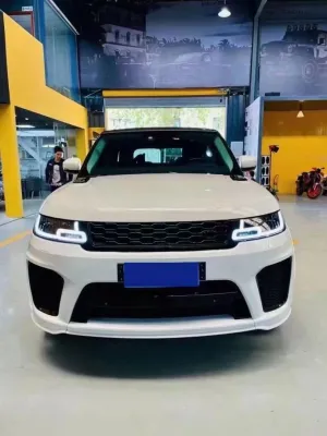 Rr Sport Uyumlu 2014-2017 İçin 2018+ Svr Facelift Body Kit (4 Lens Far Ve LED Stop - Görsel 2