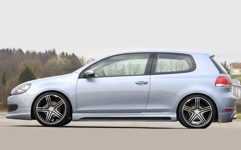 Volkswagen Golf Uyumlu 6 Rieger Yan Marşpiyel (Plastik)