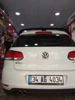 Golf Uyumlu 6 Gti Spoiler (Fiber)