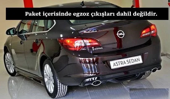 Opel Astra Uyumlu J Sedan Difüzör
