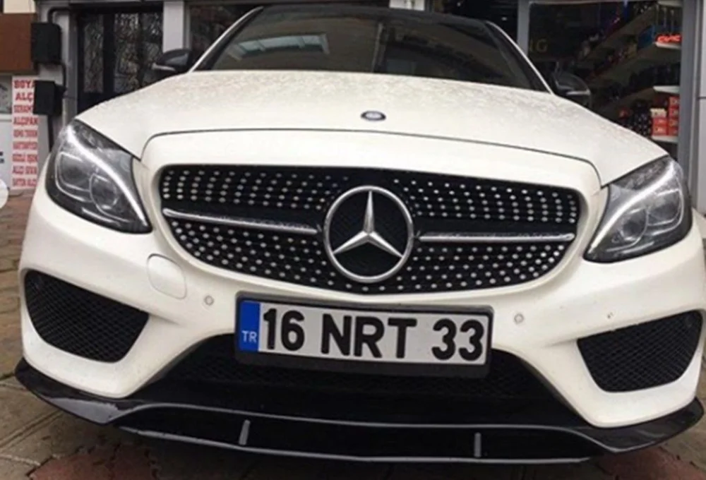 Mercedes W205 Uyumlu C180 2 Parça Ön Ek
