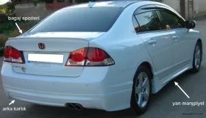 Honda Civic 1995-2000 (EK) uyumlu Fd6 Mugen Arka Ek modelleri Oto Aksesuar Shop'de. Kaliteli malzeme, hızlı kargo ve güvenli alışverişle hemen inceleyin.