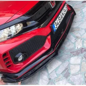 Honda Civic uyumlu Fc5 Typer 3 Parça Ön Lip modelleri Oto Aksesuar Shop'de. Kaliteli malzeme, hızlı kargo ve güvenli alışverişle hemen inceleyin.